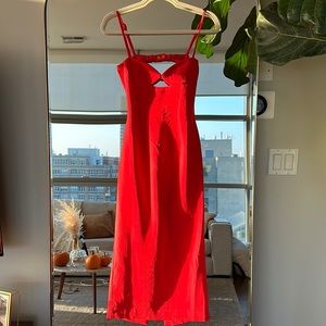 Bardot Vienna midi dress, size 2